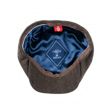 Caps & Flat Caps Christys Hats Tweed 8 Piece Cap In Brown £85.00