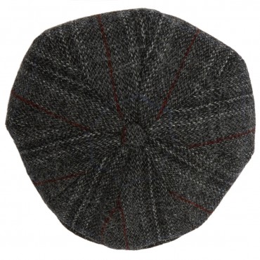 Caps & Flat Caps Christys Hats Harris Tweed 8 Piece Baker Boy Flat Cap In L002f-CH-CSK100675L002-XL £97.00