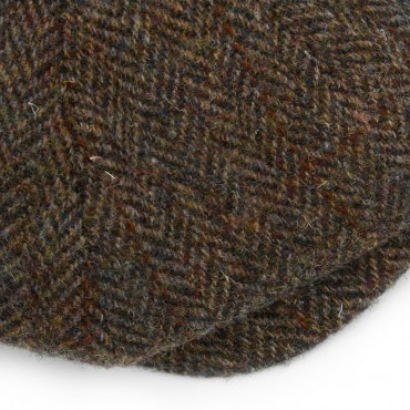 Caps & Flat Caps Christys Hats Harris Tweed 8 Piece Baker Boy Flat Cap In C001y-CH-CSK100675C001-M £97.00