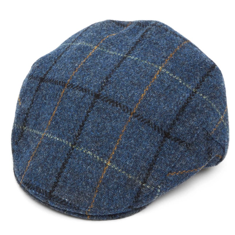 Caps & Flat Caps Christys Hats Harris Tweed Balmoral Flat Cap In L008-CH-CSK100671L008-S £97.00