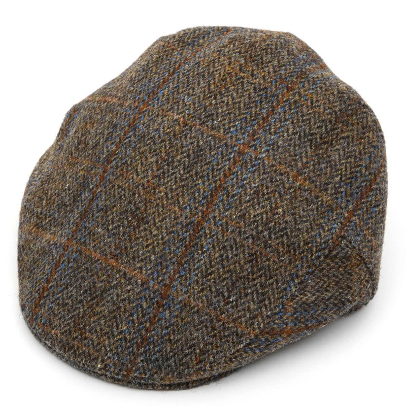 Caps & Flat Caps Christys Hats Harris Tweed Balmoral Flat Cap In L005-CH-CSK100671L005-S £97.00