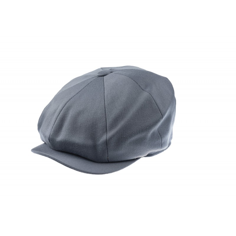 Caps & Flat Caps Christys Hats Ellis 8 Piece Baker Boy Cap In Satin Wool Fabric In Slate £40.00