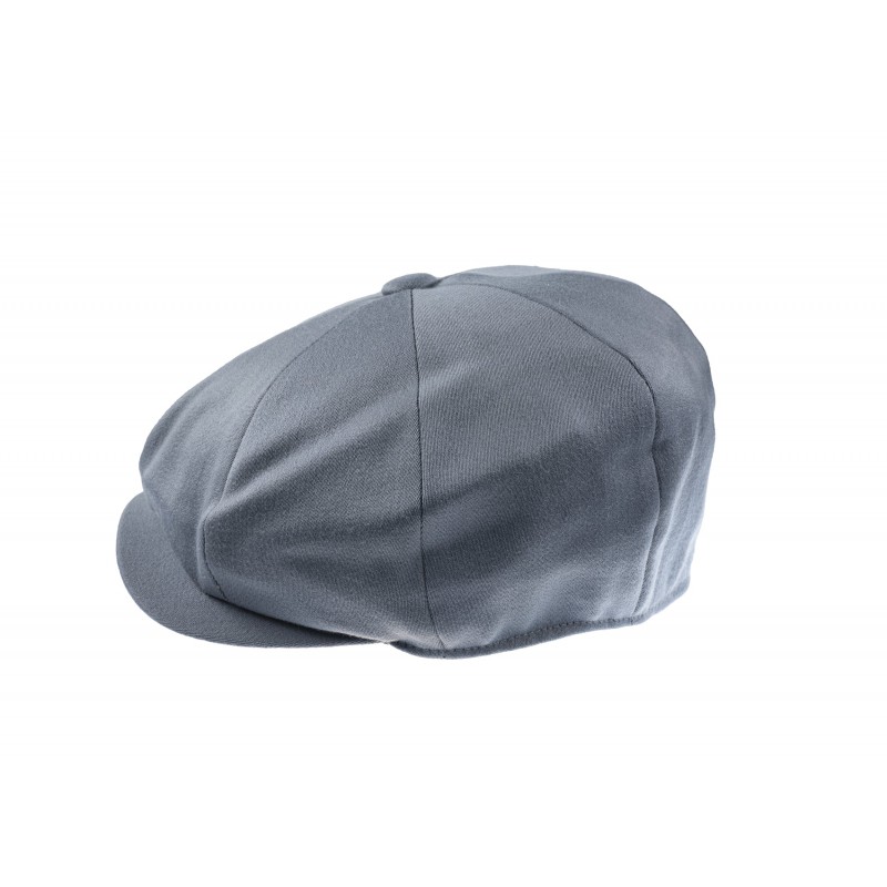 Caps & Flat Caps Christys Hats Ellis 8 Piece Baker Boy Cap In Satin Wool Fabric In Slate £40.00