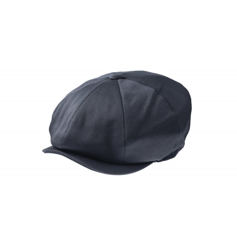 Caps & Flat Caps Christys Hats Ellis 8 Piece Baker Boy Cap In Satin Wool Fabric In Navy £40.00