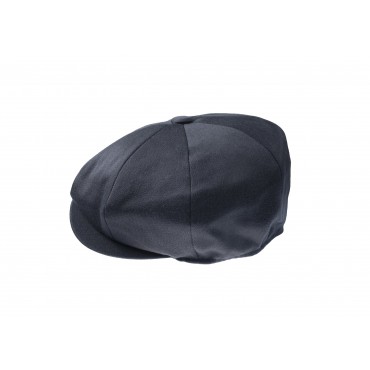 Caps & Flat Caps Christys Hats Ellis 8 Piece Baker Boy Cap In Satin Wool Fabric In Navy £40.00