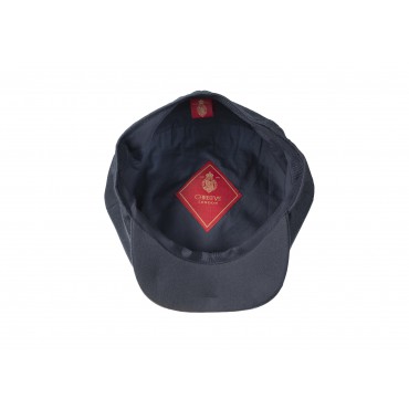 Caps & Flat Caps Christys Hats Ellis 8 Piece Baker Boy Cap In Satin Wool Fabric In Navy £40.00