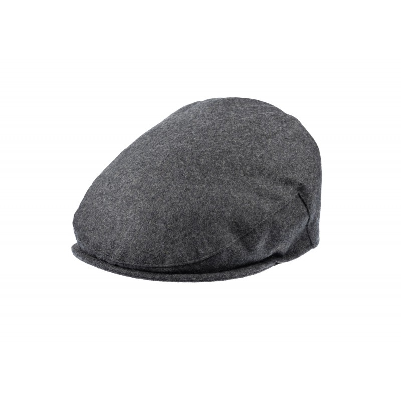 Caps & Flat Caps Christys Hats Balmoral Melton Wool Flat Cap-CH-CSK100584BLAC-XL £81.00