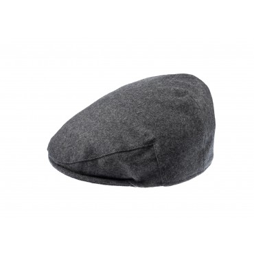 Caps & Flat Caps Christys Hats Balmoral Melton Wool Flat Cap-CH-CSK100584BLAC-XL £81.00