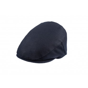 Caps & Flat Caps Christys Hats Balmoral Melton Wool Flat Cap-CH-CSK100584BLAC-XL £81.00