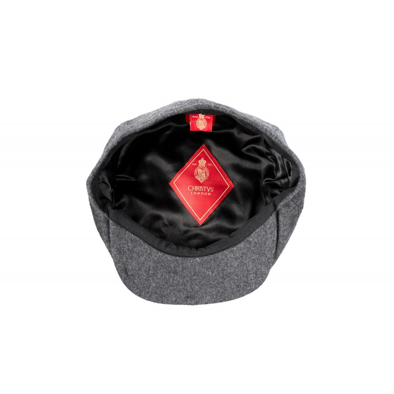 Caps & Flat Caps Christys Hats 8 Piece Baker Boy Melton Wool Flat Cap-CH-CSK100037BLAC-S £81.00