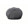 Caps & Flat Caps Christys Hats 8 Piece Baker Boy Melton Wool Flat Cap-CH-CSK100037BLAC-S £81.00