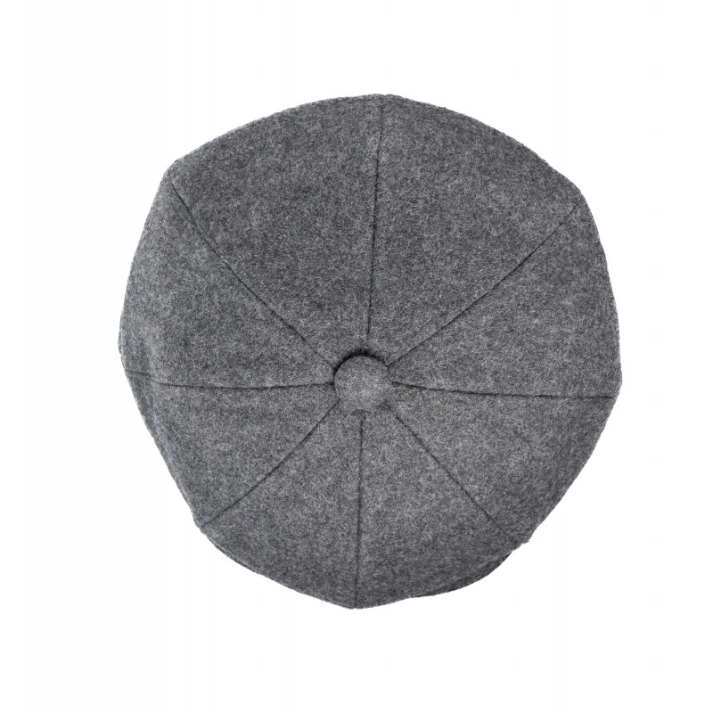 Caps & Flat Caps Christys Hats 8 Piece Baker Boy Melton Wool Flat Cap-CH-CSK100037BLAC-S £81.00