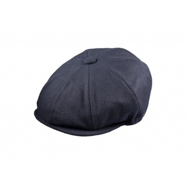 Caps & Flat Caps Christys Hats 8 Piece Baker Boy Melton Wool Flat Cap-CH-CSK100037BLAC-S £81.00