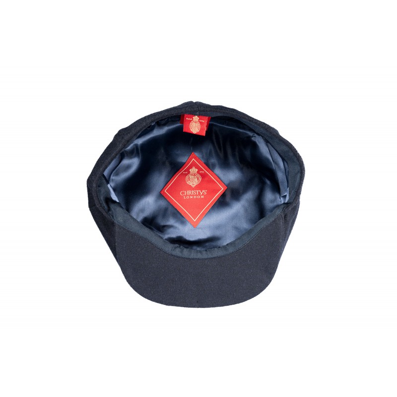 Caps & Flat Caps Christys Hats 8 Piece Baker Boy Melton Wool Flat Cap-CH-CSK100037BLAC-S £81.00