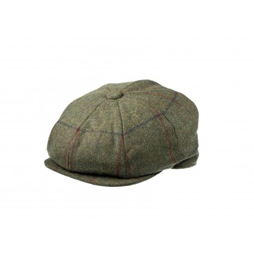 Caps & Flat Caps Christys Hats 8 Piece Baker Boy Tweed Cap In Z573-CH-CSK100030-Z573-S £89.00