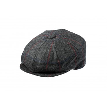 Caps & Flat Caps Christys Hats 8 Piece Baker Boy Tweed Cap In Z538-CH-CSK100030-Z538-S £89.00