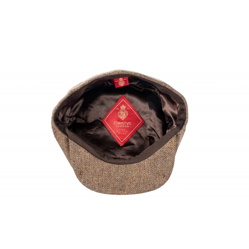 Caps & Flat Caps Christys Hats 8 Piece Baker Boy Tweed Cap In Z524-CH-CSK100030-Z524-S £89.00