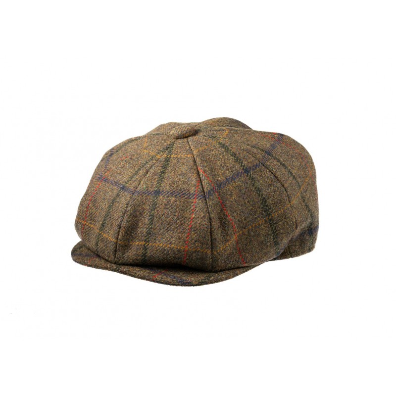 Caps & Flat Caps Christys Hats 8 Piece Baker Boy Tweed Cap In Z507-CH-CSK100030-Z507-S £89.00