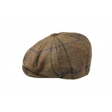 Caps & Flat Caps Christys Hats 8 Piece Baker Boy Tweed Cap In Z507-CH-CSK100030-Z507-S £89.00