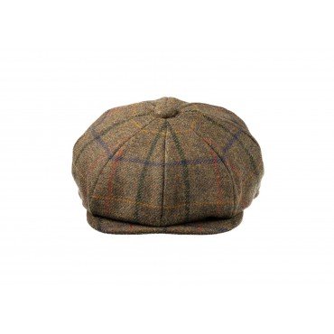 Caps & Flat Caps Christys Hats 8 Piece Baker Boy Tweed Cap In Z507-CH-CSK100030-Z507-S £89.00