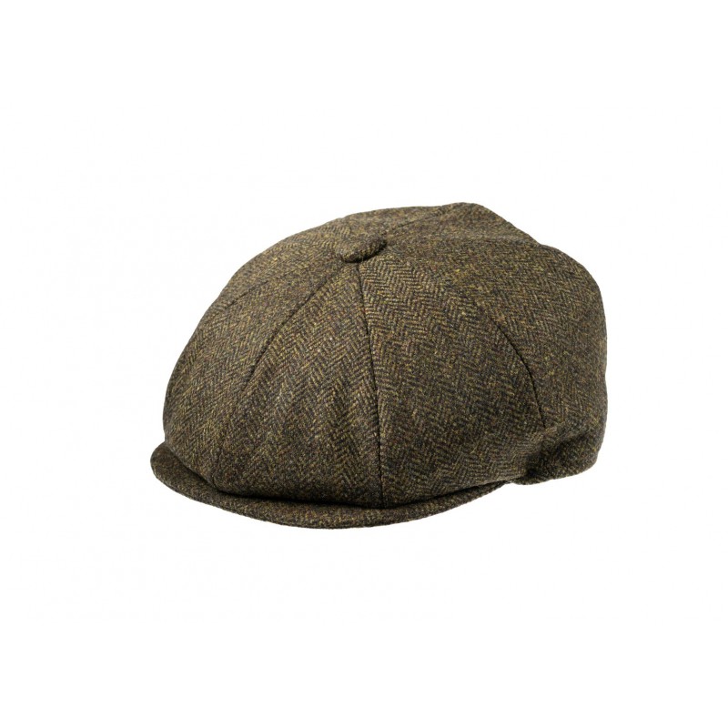 Caps & Flat Caps Christys Hats 8 Piece Baker Boy Tweed Cap In Z506-CH-CSK100030-Z506-S £89.00