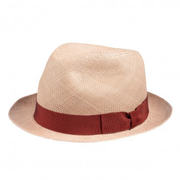 Trilbies & Pork Pies Christys Hats Narrow Brim Trilby Panama - Beige £56.00