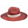 Panamas Christys Hats Wide Brim Panama In Red-CH-CPN100715-2-RED-59 £61.00