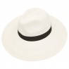 Panamas Christys Hats Jessica Wide Brim Panama Hat - With Black Band White-CH-CPN100529-WHITE-59CM £189.00