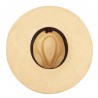 Panamas Christys Hats Jessica Wide Brim Panama Hat With Navy Band - Natural £189.00