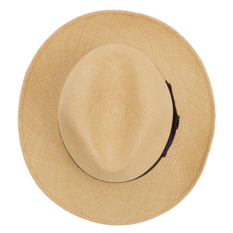 Panamas Christys Hats Classic Notting Hill Panama Hat With Navy Band - Natural £189.00