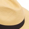 Panamas Christys Hats Classic Down Brim Panama Hat With Navy Band - Natural-CH-CPN100520NATU-56 £189.00