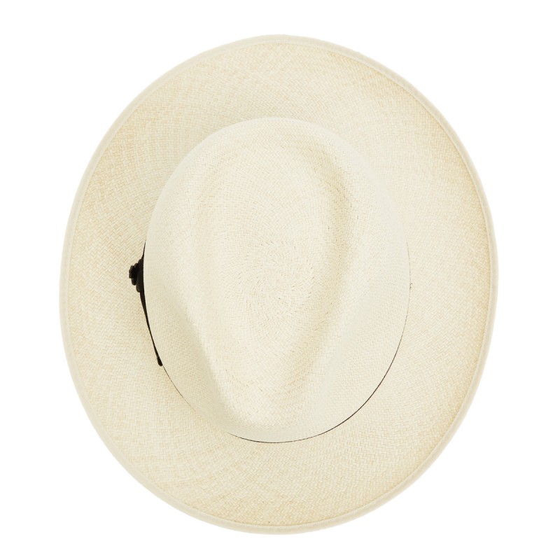 Panamas Christys Hats High Grade Preset Panama With Navy Band SemiBleached £466.00