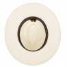 Panamas Christys Hats Classic Down Brim Panama With Black Band Cream Binding Bleached £189.00