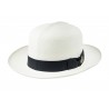 Panamas Christys Hats Superfine Folder Panama Hat With Navy Band Cream Binding Bleached £250.00