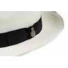 Panamas Christys Hats Classic Preset Panama Hat With Black Band Cream Binding Bleached £189.00