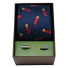 Cufflinks Soprano Ties Gun Cartridges On Navy Ground Silk Tie and Cufflink Set £40.00