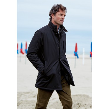 Coats Brook Taverner Bradshaw Navy Shortie Raincoat-BT-9155A £161.00