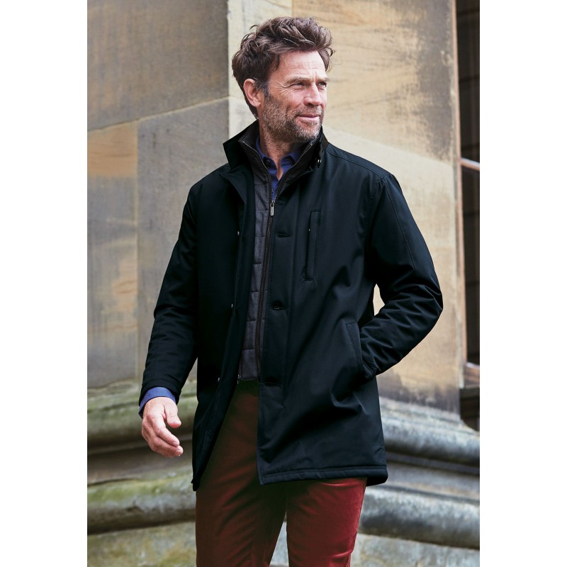 Coats Brook Taverner Bradshaw Navy Shortie Raincoat-BT-9155A £161.00