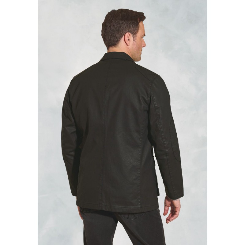 Jackets Brook Taverner Brooke Black Cotton Carbon Finish Jacket £134.00