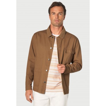 Jackets Brook Taverner Steele Caramel Cotton Utility Jacket £107.00