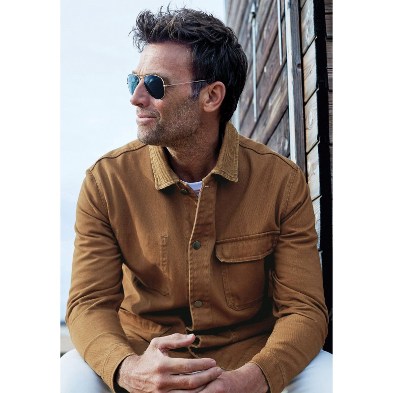 Jackets Brook Taverner Steele Caramel Cotton Utility Jacket £107.00