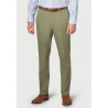 Fit Trousers Brook Taverner Tailored Fit Illingworth Mint Cotton Stretch Trouser £45.00