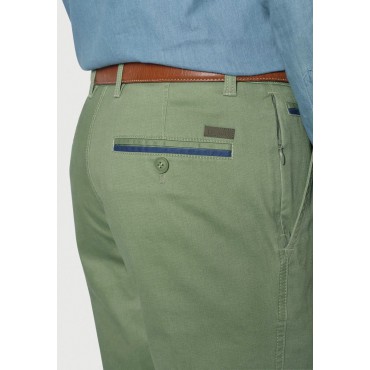 Fit Trousers Brook Taverner Regular Fit Perry Sage Fine Twill Stretch Cotton Trouser £45.00