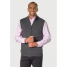 Gilets Brook Taverner Lincoln Charcoal Cotton Blend Knitted Gilet £40.00