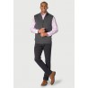 Gilets Brook Taverner Lincoln Charcoal Cotton Blend Knitted Gilet £40.00