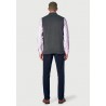 Gilets Brook Taverner Lincoln Charcoal Cotton Blend Knitted Gilet £40.00