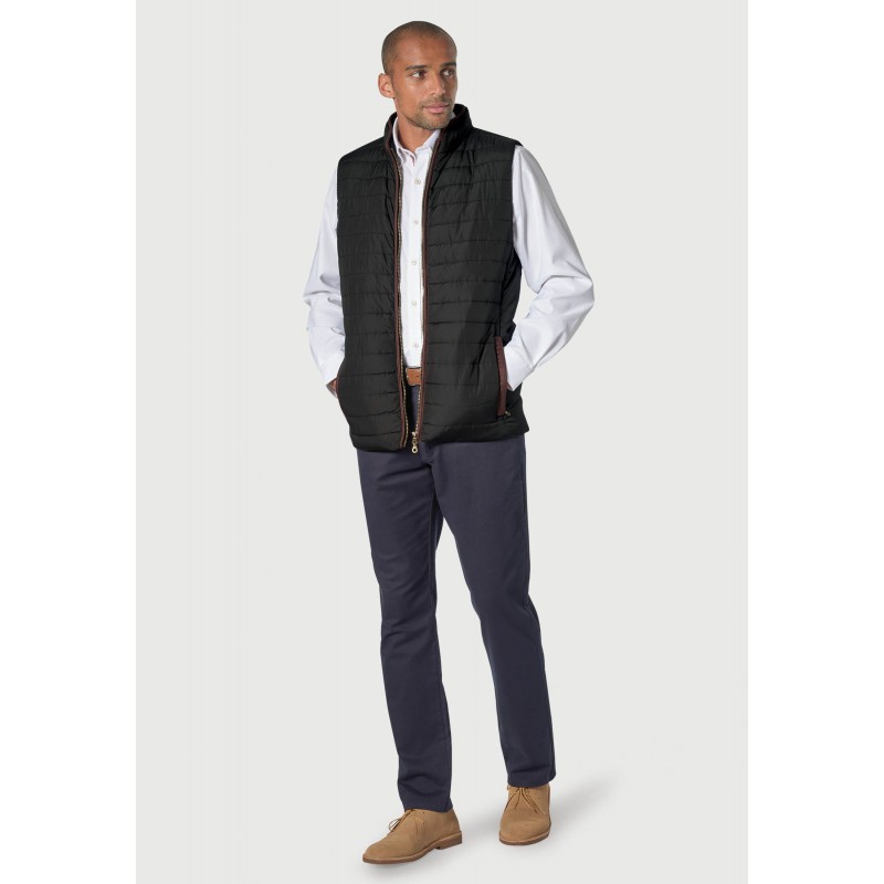 Gilets Brook Taverner Tampa Black Quilted Puffer Gilet £62.00