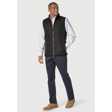 Gilets Brook Taverner Tampa Black Quilted Puffer Gilet £62.00