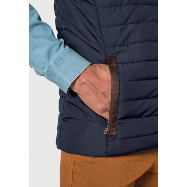 Gilets Brook Taverner Tampa Navy Quilted Puffer Gilet £62.00