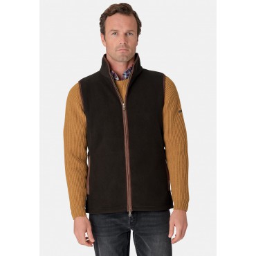 Gilets Brook Taverner Cincinatti Gunmetal Fleece Gilet £40.00